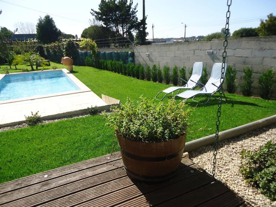 Avanca House With Pool Casa Da Faia - Aveiroヴィラ エクステリア 写真